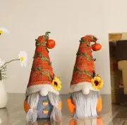 Halloween Faceless Gonks Gnome Doll Plush Ornament Swedish Tomte Elves Decoratio