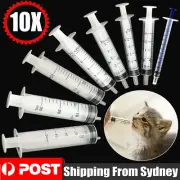 2/10PCS Disposable Syringes Slip Tip 1/5/10/20/60/100ml Hydroponics Nutrient AU