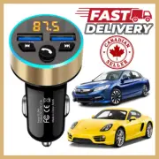 Bluetooth 5.0 FM Transmitter Wireless Car Adapter USB Aux MP3 Player Hands-Free