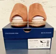 Cole Haan Women's Cloudfeel Southcrest Mule Flat Sandal, Pecan Suede, 8