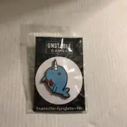 NEW Tee Turtle Narwhal 1.5'' Pin