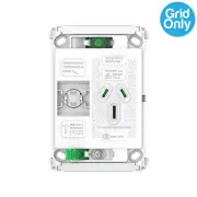 Clipsal Pro Single Vertical Powerpoint 15A Grid | P3015V15G