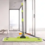 Flat Mop with Height Adjustable Handle Floor Mop for Kitchen Wood Floor Dust