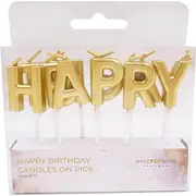 Whiz Pop Bang Happy Birthday Candles On Pick 13 pack