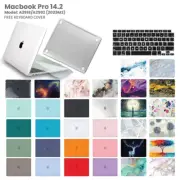MacBook Pro 14.2 Inch A2918/A2992 M3 Clear Pattern Hard Case + Keyboard Cover