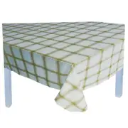 Country Table Cloth Check Gold Tablecloth Rectangle 140x185cm