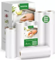 Vacuum Sealer Bags for Food, 8 in X 50 Ft 2 Rolls Vacuum Seal Bag Rolls