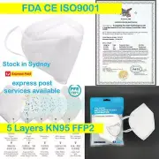 KN95 Disposable Face Mask 5 Layers KN95 with Valve FFP2 CE FDA