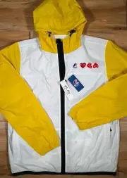 NWT Comme des Garcons Play x K-Way WSL Surfing Claude Packable Ripstop Jacket L