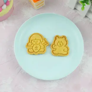日式六一可愛卡通DIY模具 3D兒童節翻糖糖霜手工家用餅乾切壓模