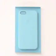 Genuine Apple iPhone 5S Leather Case (Blue) MF044FE/A *NEW*