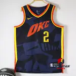 籃球球衣男奥克拉荷馬雷霆隊谢伊吉尔杰斯亚历山大THUNDER GILGEOUS ALEXANDER NBA JERSEY