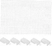 PENIKOKO Mesh Net Cover for Fish Tanks Safe Aquatic Prevention Net Fine Mesh Design for Circulation Fit for Various Aquarium