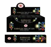 Crystal Wonderland Kabbalah 144 Incense Sticks Green Tree