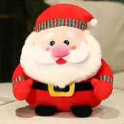 Cute Santa Claus Dolls Plush Toys Elk Dolls Deer Dolls For Christmas Gifts And Decorations 25cm Sx