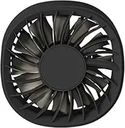 Car Vent Clip Fan | Electric Vehicle Cooling Fan with LED Lights - 3 Adjustable Wind Speeds for Hot Weather in Cars and Trucks