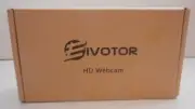 HD Webcam, EIVOTOR PC Webcam 720P USB Mini Computer Camera Built-in Mic, Black