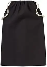 Nutshell Recycled Cotton Drawstring Bag (UK Size: 50cm x 40cm) (Black)