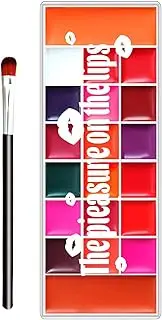 Matte Lip Gloss - 20 Colors Lip Gloss Packs,Lightweight Matte Creamy Tinted Blush Waterproof Smudge-Proof Cosmetic for Night Out Everyday Party