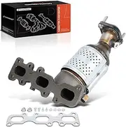 Front Right Exhaust Manifold Catalytic Converter with Gasket Kit Direct-Fit Compatible with Ford Explorer, Edge, Taurus, Flex & Lincoln Continental, MKS, MKT, 3.5L 3.7L, E.P.A. Compliant