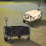 Heavy Duty Beach Trolley Foldable 150KG 5" Wheels 150L Storage Camping Outdoor