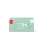 TOM Organic Regular Tampons Bathroom Pack (Hypoallergenic & Biodegradable) 32 pk