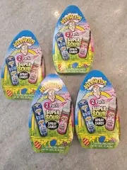 Warheads Super Sour Spray Candy 4 Pack Of 2 0.68 Oz Blue Raspberry Watermelon