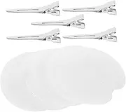 Baluue Hair Bonding Glue Protector Heat Shield Guards Hair Extension Supplies Insulation Guards Clips