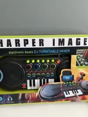 SHARPER IMAGE DJ TURNTABLE MIXER RARE NEW