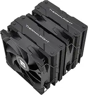 Thermalright Peerless Assassin 120 Black CPU Air Cooler, 6 Heat Pipes, Dual 120mm TL-C12B PWM Fan, Aluminium Heatsink Cover, AGHP Technology, for AMD AM4 AM5/Intel LGA 1700/1150/1151/1200/2066/2011
