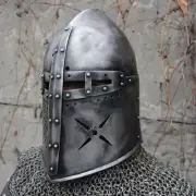 BYZANTINE MEDIEVAL KNIGHT COSTUME Empire Chainmail Viking Helmet HALLOWEENgift