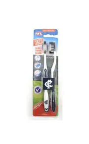 Carlton Blues AFL Toothbrush 2 Pack