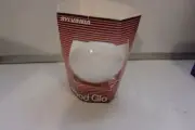 Vtg 70s NEW Sylvania Mood Glo Globe Round FROSTED Light Bulb G40 5" 25 WATT NEW