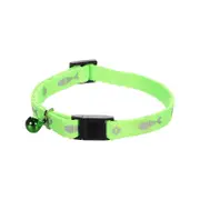 Flamingo Ziggi 20-35cm Green Cat Collar