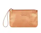 Harrods James Rose Gold Cosmetics Pouch Unisex with Wrist Strap