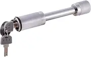 MaxxHaul 70050 Trailer Hitch Lock - Heavy Duty 5/8"- Hitch Locking Receiver Pin with 2 Keys, Chrome