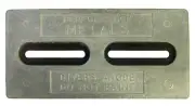 Aluminum DP1 Divers Plate Hull Plate Anode 12 X 6 X 1/2 Inches