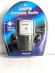 New in Box Portable AM/FM Radio with Built in Speaker Model 849