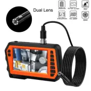 HD 1080P Dual Lens Industrial Endoscope HD Borescope Inspection Camera for Sewer