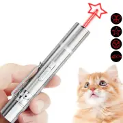 GGP 2Pcs Usb Rechargeable Multifunctional Laser Pointer For Cats Interactive Toy With Star And Butterfly Patterns