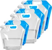 Collapsible Water Tank Container 4 Pack 10L +2 Pack 5L - BPA Free Plastic Wa...