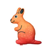 Red Dingo One Size Orange Durables Dog Toy Kangaroo