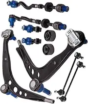 10PCS/Set Repair Kits Control Arm,Tie Rod End,Link Bar Ball Joint Compatible with BMW E30 31121127725 31121127726