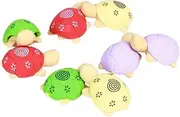 STOBOK Unique Tortoise Shape Erasers 20pcs Boys and Girls Erasers Soft Material Assorted Colors Great for School and Office