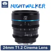 Sirui 24mm T1.2 S35 APS-C MF Cinema Lens for Sony E Fuji X Canon RF M4/3 mount