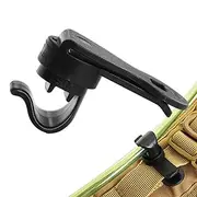 Bike Tube Clip, Hydration Hose Clip, 0.5inches Magnetic Water Tube Fastener, Black Backpack Drinking Shaft Holder, Aqua Bladder Pipe Clasp for Home and Backyard