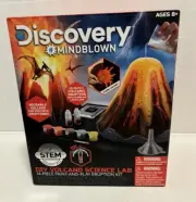 DISCOVERY Mindblown 14Pc. DIY Volcano Science Lab, Paint & Play Eruption Kit