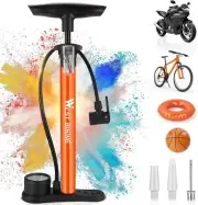 Cycling Mountain Bike Foot Floor Pump Gauge & 160 PSI Fits Presta Schrader Road