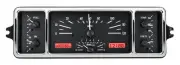 Dakota Digital 39 Chevy Car Analog Dash Gauge System Black Alloy Red VHX-39C-K-R