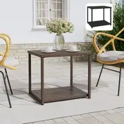 Side Table Hallway Coffee Table Accent Sofa End Tea Table Poly Rattan vidaXL